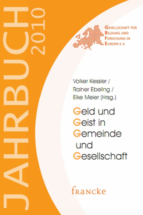 gelbes Buchcover Jahrbuch 2010